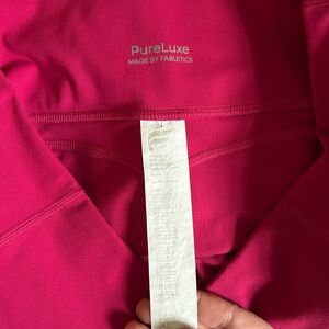 Fabletics PureLuxe Pink Biker Shorts